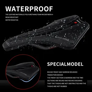 <span class=keywords><strong>Selle</strong></span> de vélo KOCEVLO <span class=keywords><strong>Dimension</strong></span> 143 en carbone, ultralégère 120g, respirante, confortable, avec rails en carbone - Product Image 4