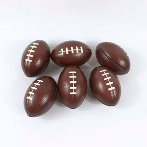Balón de Rugby de Espuma de PU con Logotipo Personalizado, Antiestrés, Balón de Fútbol Americano para Promociones en Diferentes Tamaños - Product Image 6