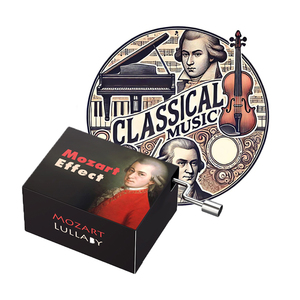 Hợp Thời Trang 18 Lưu Ý Nổi Tiếng Musican Hand Crank Hộp Âm Nhạc Tùy Chỉnh Điều Chỉnh Bài Hát Phổ Biến Cho Những Người Yêu Âm Nhạc Cổ Điển - Product Image 1