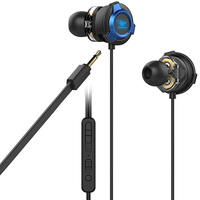 Grosir headphone Noise Cancelling asli earphone Gaming kustom headset earbud berkabel