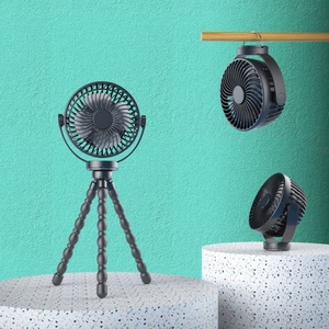Factory Wholesale 5200mah Mini <b>Stroller</b> Octopus Portable Fan 360 Degrees Rotatable USB Rechargeable Car RV Mini <b>Stroller</b> Octopus - Product Image 6