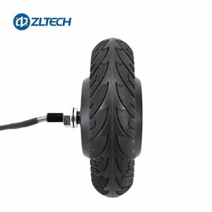 Zltech tốc độ thấp 160 vòng/phút 8inch 24V-48V 150kg Tải 4096 bộ mã hóa từ tính không chổi than bánh xe điện <span class=keywords><strong>DC</strong></span> <span class=keywords><strong>servo</strong></span> Hub động cơ cho agv - Product Image 2