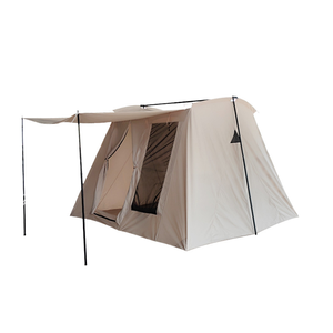 Luxury <b>3</b>*3m Family Glamping Spring Bar <b>Tent</b> Good Selling Waterproof Canvas Outdoor Two <b>Bedrooms</b> High Quality Experience Big - Product Image 5