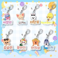 Porte-clés en acrylique Kpop Stray Kids avec pendentif pour sac, personnages Hwang Hyun, Chen, Lee Yong Bok, DOIT, Han Zhi Cheng