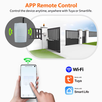 Interrupteur RF 433 MHz sans fil pour ouvre-porte de garage coulissant, télécommande DC AC 12V 24V, prise en charge du code roulant
