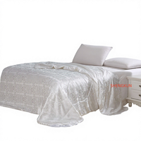Ensemble de housse de couette en soie pure de haute qualité 100% - Quatre pièces - Personnalisable - Respectueux de l'environnement - Certifié OEKO-Tex - Literie de mariage - Toutes saisons