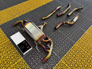 Système de tuyau d'échappement électronique en alliage de titane et acier inoxydable de haute qualité à bas <span class=keywords><strong>prix</strong></span> pour <span class=keywords><strong>Alfa</strong></span> <span class=keywords><strong>Romeo</strong></span> Giulia 2.0T 2017 - Facile à installer - Product Image 4