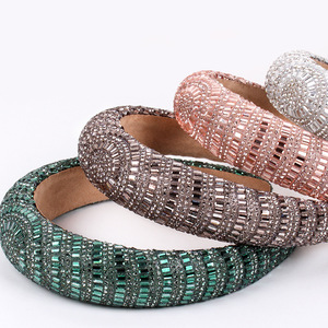 Serre-tête Hua Liyu pour femme avec strass, couleur champagne, style baroque, accessoire pour cheveux, idéal pour offrir - Product Image 2