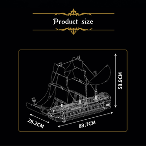Mould King 13192 Imperial Escort Ship modelo bloques de construcción ladrillos juguetes 3580 Uds Barco Pirata modelo conjunto de bloques de construcción - Product Image 6