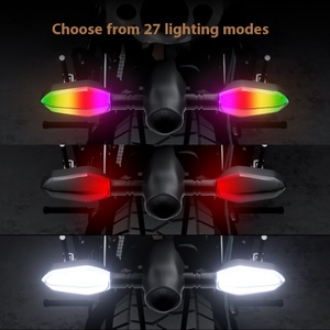 Feu de position LED d'ambiance pour moto, projecteur de clignotant, lampe de sol pour véhicule électrique, avec fonctions d'avertissement lumineux - Product Image 3