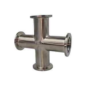 Chất lượng cao Helium phát hiện rò rỉ thép không gỉ ống chân không chéo - Product Image 4