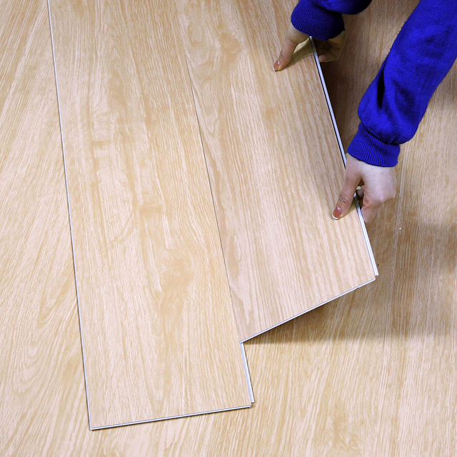 Best Price 100% Rigid Core Spc Wood Vinyl Flooring Tile with UV-UV Coated Waterproof Click Lock Pvc Plastic Flooring
