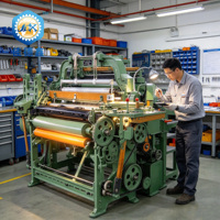 Tisserie industrielle JDX1511 à moulinets, entraînée par moteur 2,0 kW, avec dispositif de protection anti-arrêt de la trame