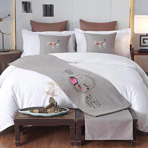 Set di Biancheria da Letto Ecologico in Cotone/Lino Stile Palazzo, <span class=keywords><strong>3</strong></span> <span class=keywords><strong>Pezzi</strong></span>, Grigio Scuro, Design Popolare 2024 - Product Image 3
