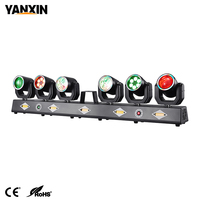 Barre de lumière de scène portable 6-en-1 en gros d'usine avec trépied, effet faisceau laser RGB, contrôle DMX, équipement d'éclairage mobile pour DJ