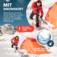 Tente de camping alpine ultralégère imperméable personnalisée OEM pour le ski en montagne, la randonnée et les aventures en plein air