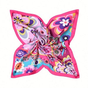 Pañuelo de Seda Satinado con Diseño Personalizado, 90*90cm, de Lujo, Nuevo, a la Moda, Venta al Por Mayor OEM - Product Image 1
