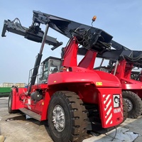 Apilador de contenedores Kalmar Sany Reach Stacker DRF450 DRG450 usado de alta calidad, con capacidad de 45 y 50 toneladas, con 1 año de garantía.