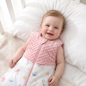 Lightweight Organic Cotton <strong>Muslin</strong> Baby <strong>Sleep</strong> <strong>Sack</strong> Highly Breathable Airy Feel <strong>Best</strong> for Mild Spring and Autumn Days - Product Image 1