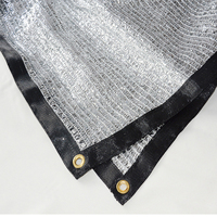 Housse d'ombrage en aluminium, filet à mailles d'ombrage en feuille d'argent, protection solaire pour voiture, mailles pour serre, vente en gros
