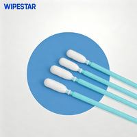 WIPESTAR Hisopos de Espuma Sin Pelusa para Cuartos Limpios, Hisopos Desechables de Esponja de PU para Limpieza de PCB Electrónicos, Hisopos de Algodón para Limpieza de Cabezales de Impresora