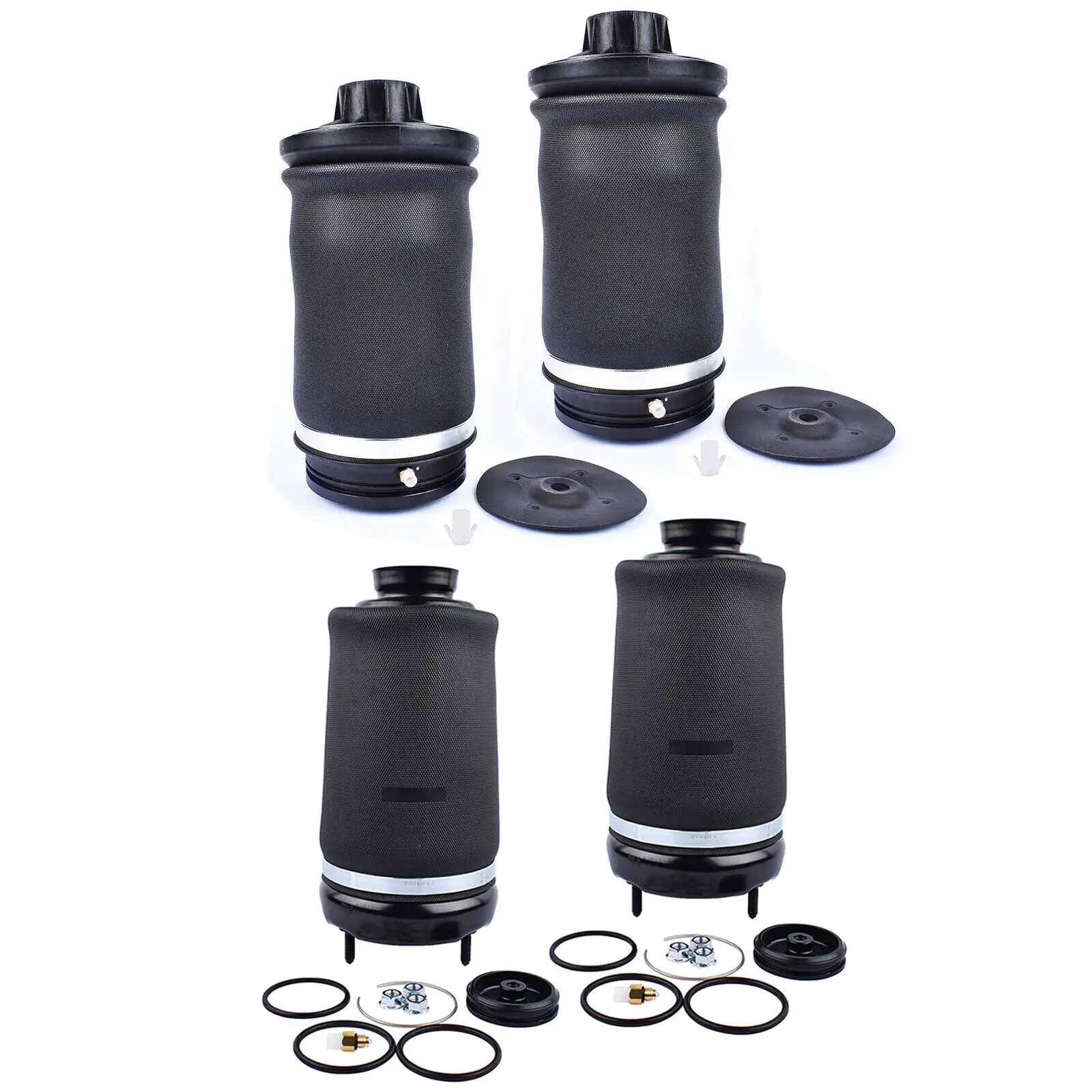 Air Suspension Spring Bags Front L / R shock Absorber For Mercedes Benz W164 1643204613 1643206013 1643205813 1643204313