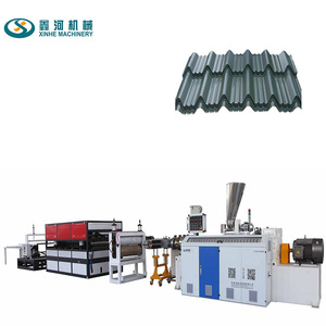 전자동 플라스틱 타일 효과 PVC 지붕 시트 생산 라인 UV 차단 ASA 공압출 글레이즈 지붕 타일 제조 기계 - Product Image 6