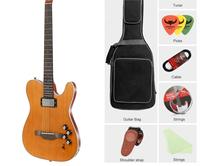 Gitar Akustik Elektrik Profesional EARTHGRACE K10 Silent Natural dengan Senar Nilon Kayu Mahoni & Rosewood India