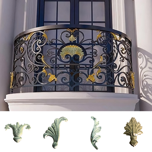 Rampe d'escalier extérieure en fer forgé pour balcon, style moderne, marque TTD, prix direct usine, garantie 1 an - Product Image 2