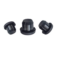 Bouchon anti-poussière en silicone moulé de qualité alimentaire, blanc/noir, de 2,7 à 14 mm, disponible en OEM/ODM, MOQ 500 pièces en vrac