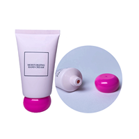 Tube de crème pour les mains en PE avec bouchon à vis en forme de boule, couleur personnalisée, capacité de 30 ml à 180 ml, pour les soins de la peau, les masques faciaux et les crèmes lavantes