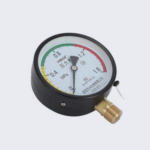 0-1.6MPa 범위의 Wanxing Y100 황동 100mm 압력 게이지 - Product Image 3