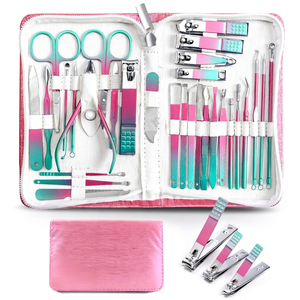 Professional Stainless Steel Manicure & Pedicure Kit for Women & Men 30-in-1 Nail Clippers Set Eco-Friendly Apto Enterprises - Product Image 1