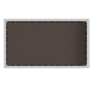BROWN Écran d'intimité pour clôture de jardin, auvent, voile d'ombrage en HDPE, tissu épais, filet d'écran d'intimité pour clôture - Product Image 4