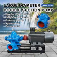 Pompe à eau 8 pouces 4hp Débit moteur électrique Grande pompe centrifuge agricole d'irrigation pour le drainage