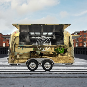 Nuevo Remolque de Comida Móvil Eléctrico con Forma de Camioneta Vintage OEM para Pollo Frito, Bebidas, Helados, Dulces y Panadería - Product Image 3