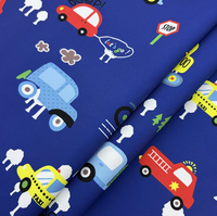 Tissu sergé 100 % polyester imprimé numériquement, effet peau de pêche, textile doux et confortable pour sacs d'enfants, pantalons de plage, coussins et tentes