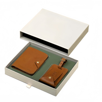 Cajas para carteras de luxe personnalisé de haute qualité emballage de boîte-cadeau de portefeuille en cuir pour portefeuilles