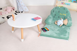 Sofá Cama Infantil Reclinable de Peluche de Tres Capas, Sofá Plegable con Forma de Hámster, Sofá de Juego para Niños - Product Image 6