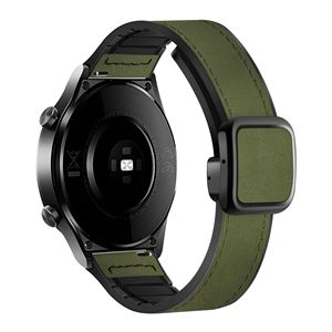 <span class=keywords><strong>Correa</strong></span> de Reloj de Silicona de 20mm/22mm con Hebilla Magnética Plegable y Diseño Crazy Horse para <span class=keywords><strong>Watch</strong></span> 5 - Product Image 5