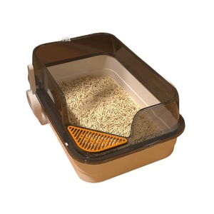 Caja de Arena para Gatos Cuadrada de PVC Semicerrada NANBO, Supergrande, Resistente a Salpicaduras, con Diseño Ecológico y Anti-fugas - Product Image 1