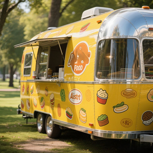 2025 Promotion Consession <b>Trailer</b> <b>Burger</b> Truck With Full Kitchen Mobile Restaurant <b>Hot</b> <b>Dog</b> Food Cart - Product Image 4