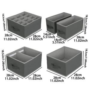 Multi-Layer Large Capacity Dustproof Cover Non-Woven Hanging Foldable Clothes Organizer Washable Room Storage American Style - Product Image 3