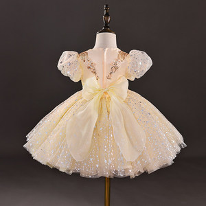 Vestido de <span class=keywords><strong>Princesa</strong></span> con Flores para Niñas, Traje de Fiesta de Cumpleaños, <span class=keywords><strong>Disfraz</strong></span> para Actuaciones de Baile, Venta al Por Mayor ODM para Niños - Product Image 3