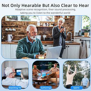 Aide auditive numérique DSP rechargeable à 1 canal, à réduction de bruit, écologique, 20 heures d'utilisation, pour les personnes âgées - Product Image 4