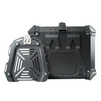 Boîte à bagages arrière étanche et antichoc 55L F2-moto, coffre en aluminium pour moto