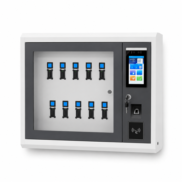 Wall Mounted Smart Key Cabinet RFID Key Storage System for Auto Dealership Car Wash and Fleet Management