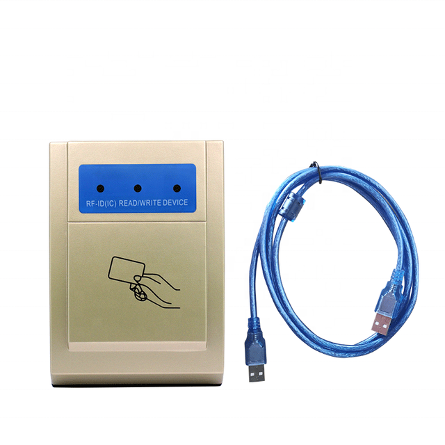 ISO14443A 125Khz EM4100 NFC Windows Contactless Smart RFID Desktop USB Card Reader DC5V 0-3m 0.2S Plastic ABS