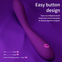 APP-Fernbedienung Aufladbarer Silikon Wasserdichter G-Punkt Klitoris-Stimulator Vibrator mit 9 Frequenzen für Frauen