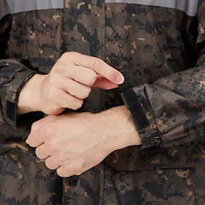 Imperméable camouflage Yafang pour homme avec fermeture éclair et boutons, poncho de randonnée une pièce pour adultes - Product Image 2